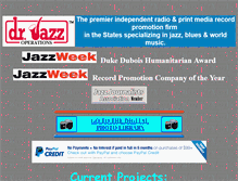 Tablet Screenshot of drjazz.com